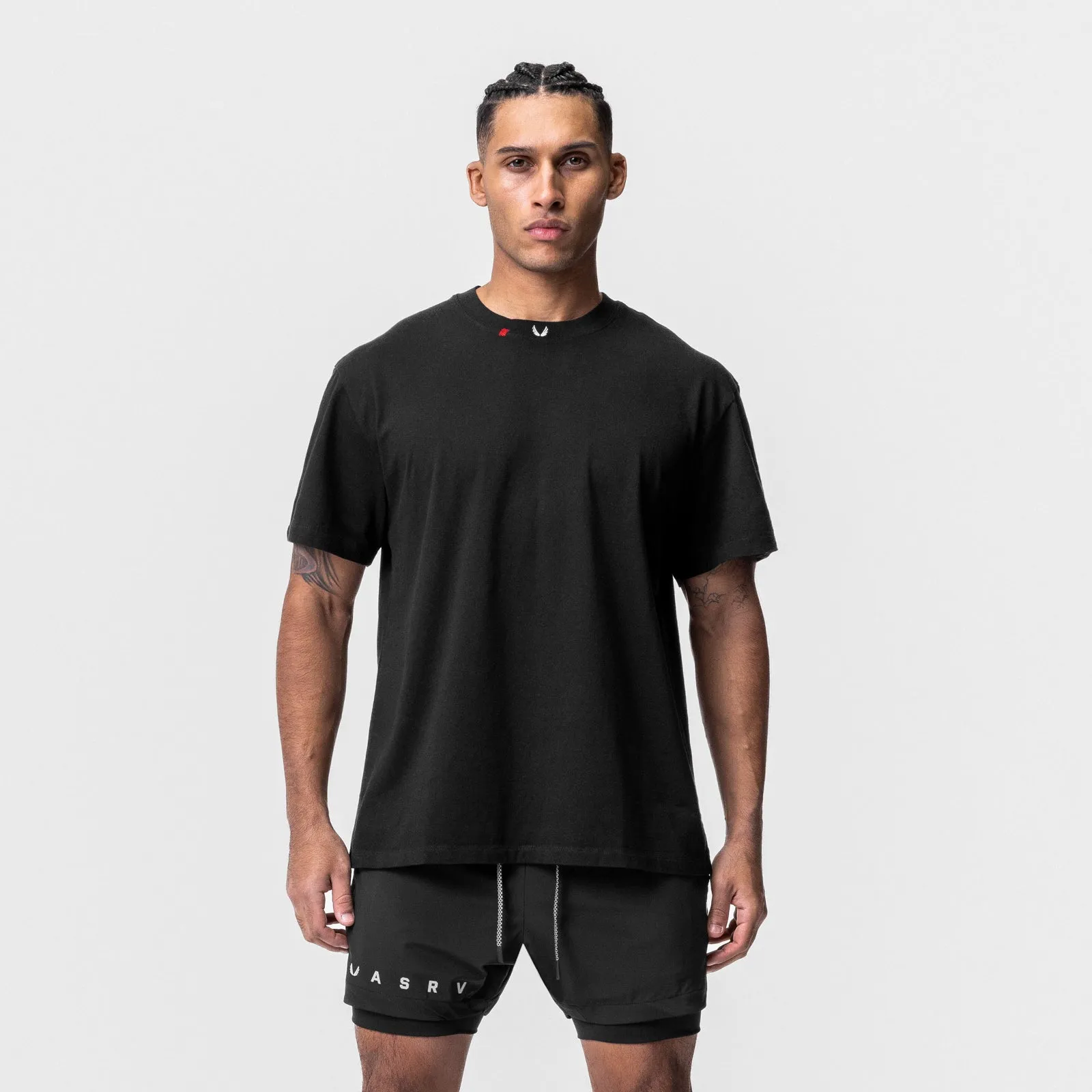 0669. Technical Essentials Relaxed Tee - Black