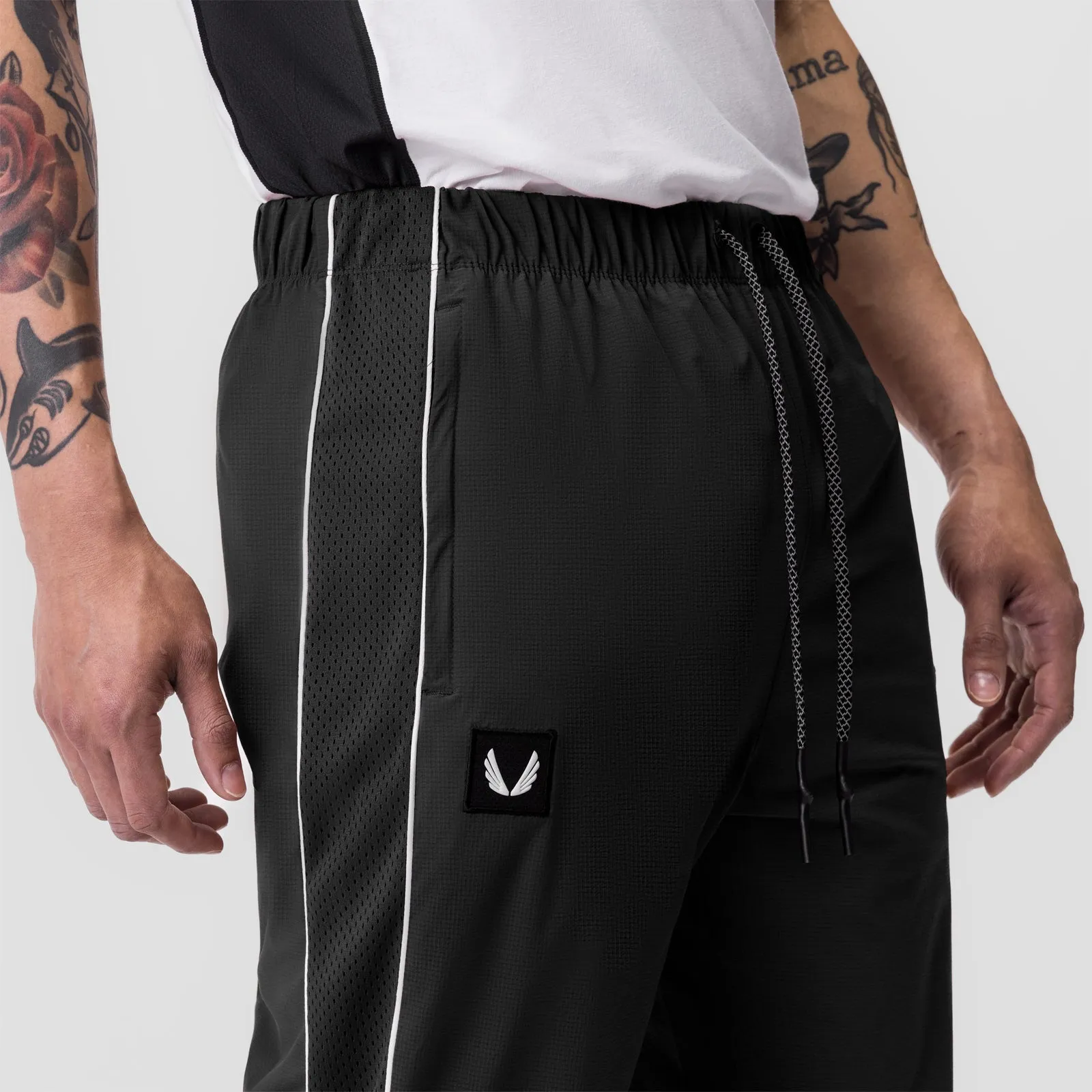 0796. Ripstop Oversized Track Pant  - Dusk Black