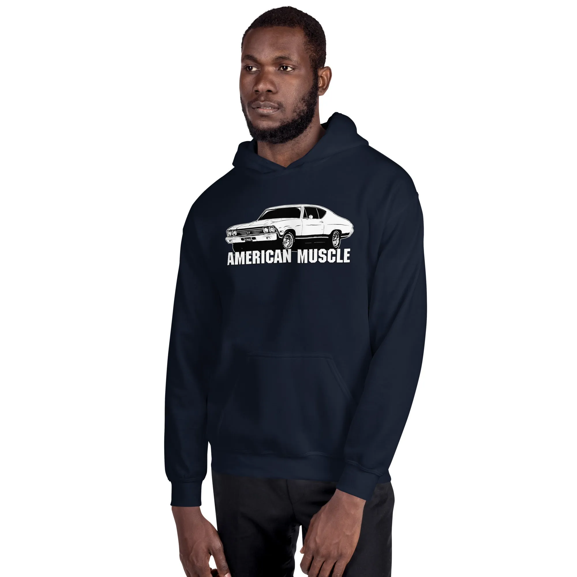 1968 Chevelle Hoodie American Muscle Car Sweatshirt