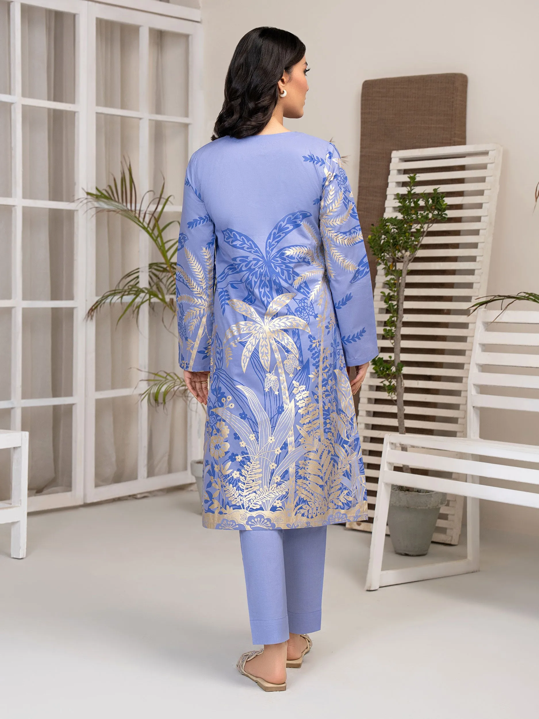 2 Piece Lawn Suit-Paste Print (Unstitched)