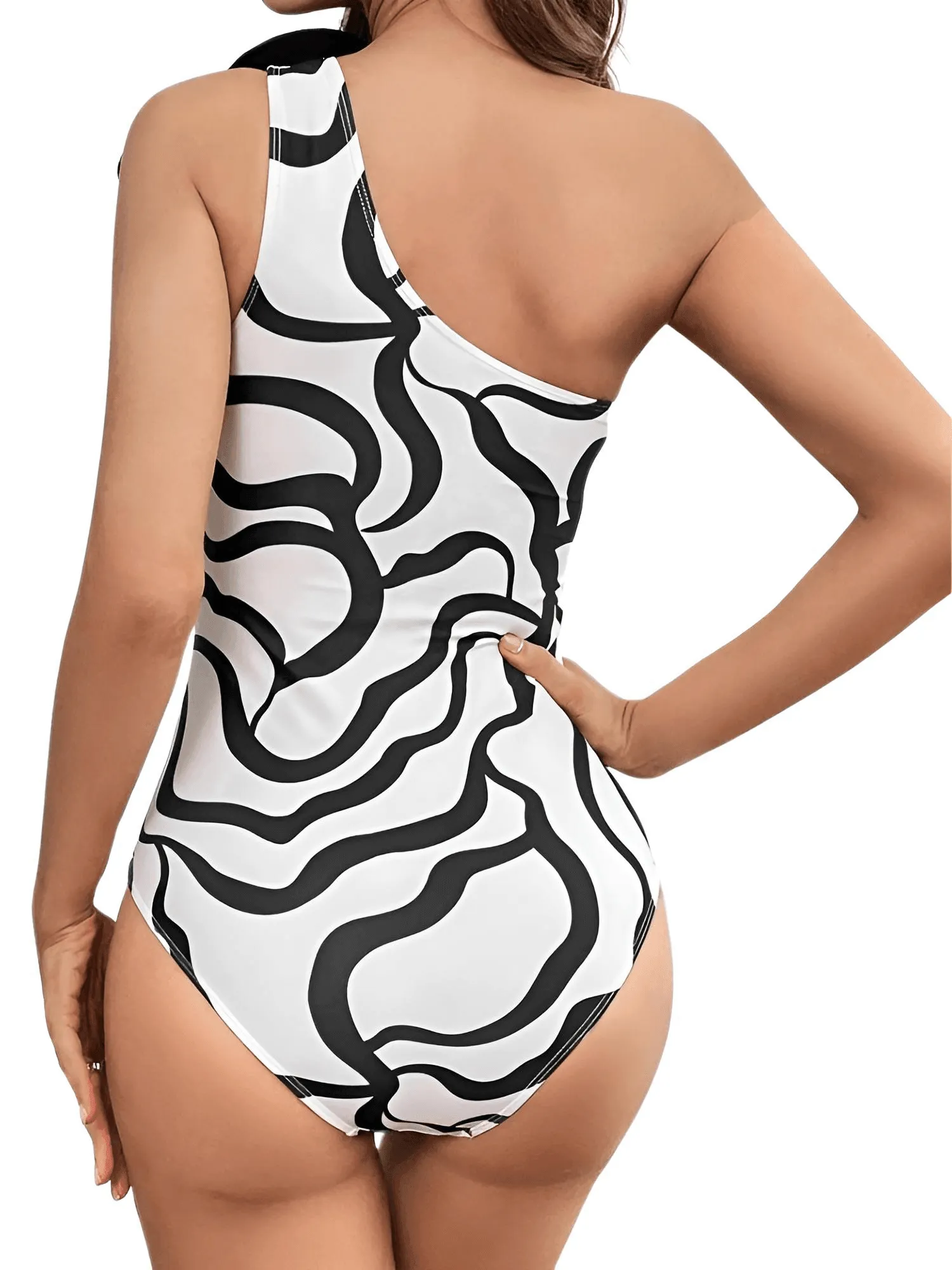 2024 New Flower One Piece Swimsuit Luxury Women's Swimwear