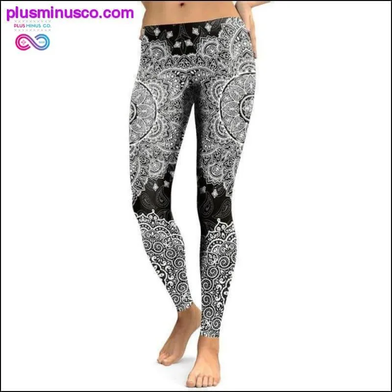 3D printed Paisley Mosaic women's yoga Skinny leggings