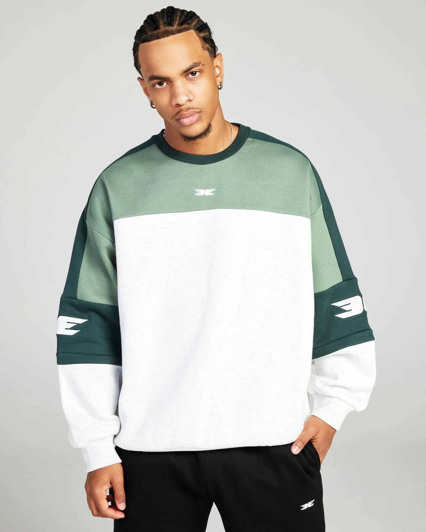 '99 Panel Crewneck - Green