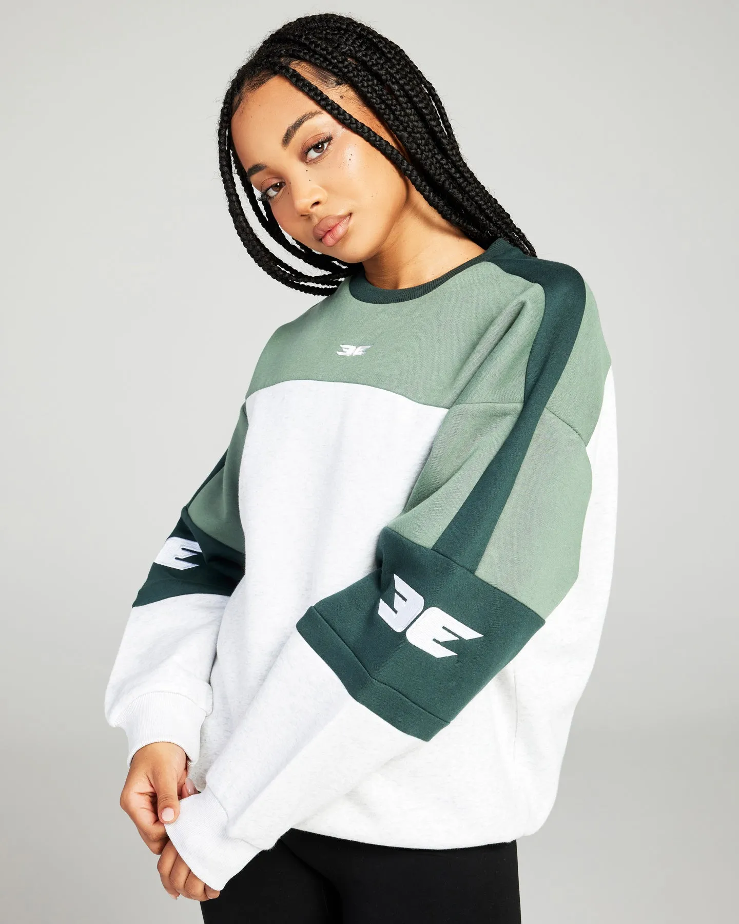 '99 Panel Crewneck - Green