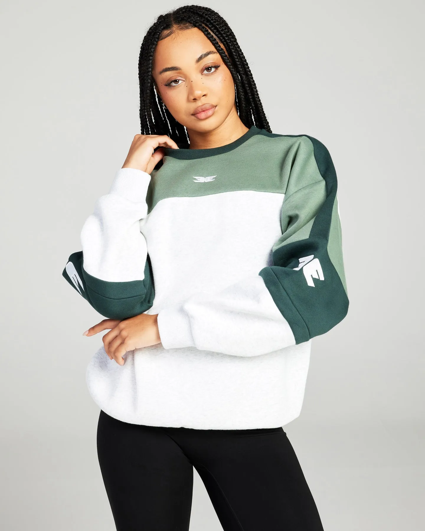 '99 Panel Crewneck - Green