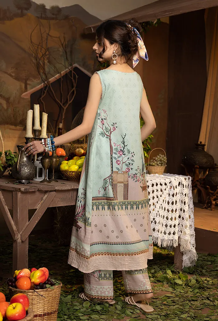 A La Mode by Humdum Unstitched Printed Lawn 2 Piece Suit AM-11