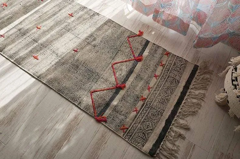 ABUJA - BLOCK PRINTED FLOOR RUNNER