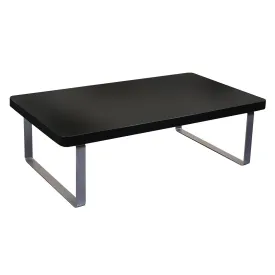 Accent Black Wooden Coffee Table