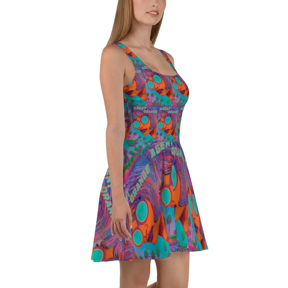 Agent Orange Skater Dress