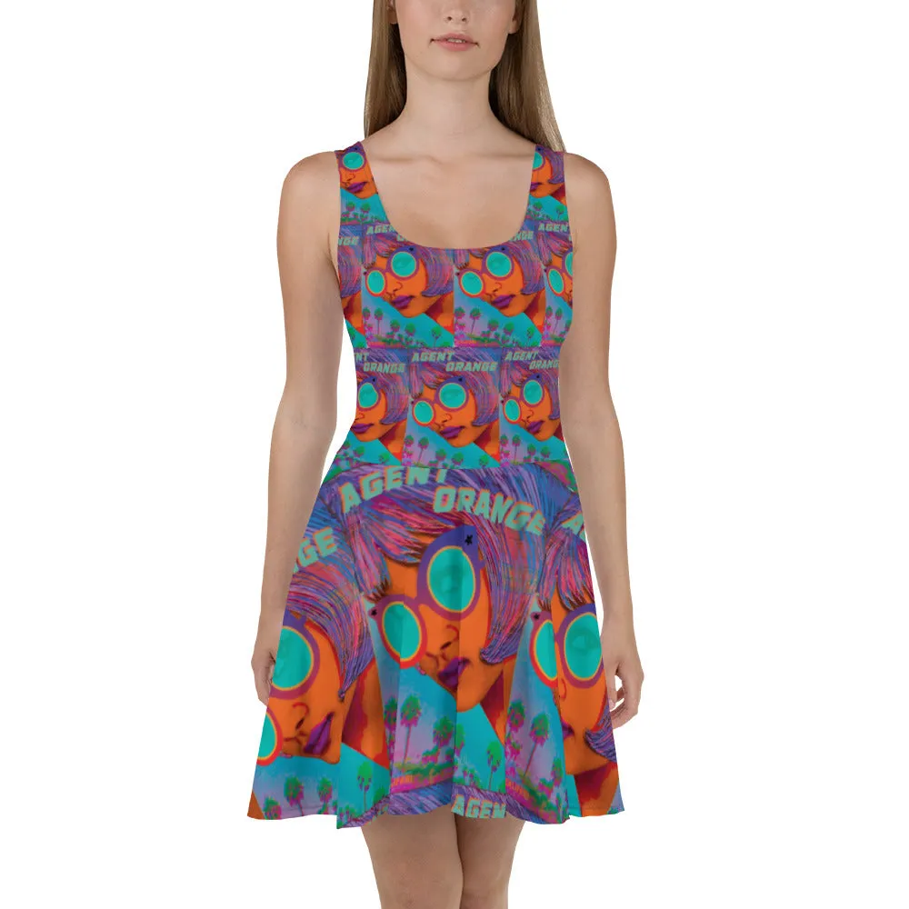 Agent Orange Skater Dress