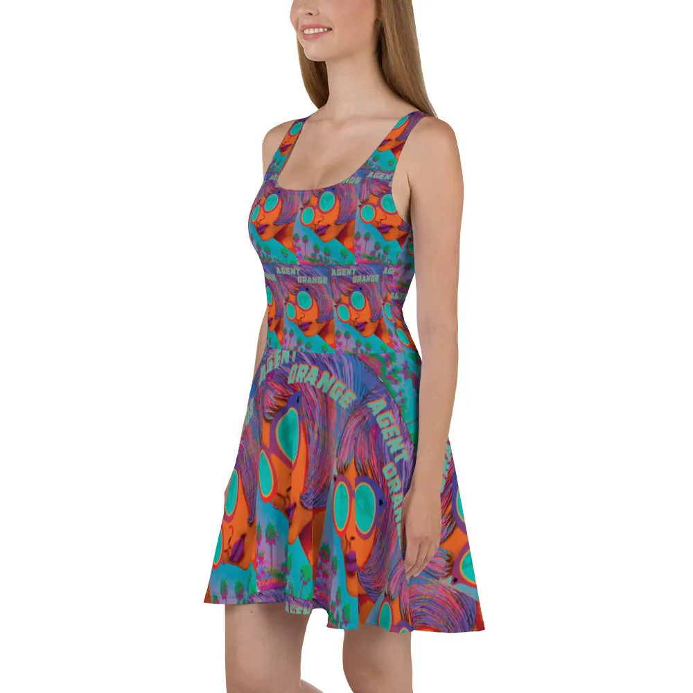 Agent Orange Skater Dress