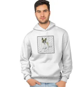 Akita Love Text - Adult Unisex Hoodie Sweatshirt