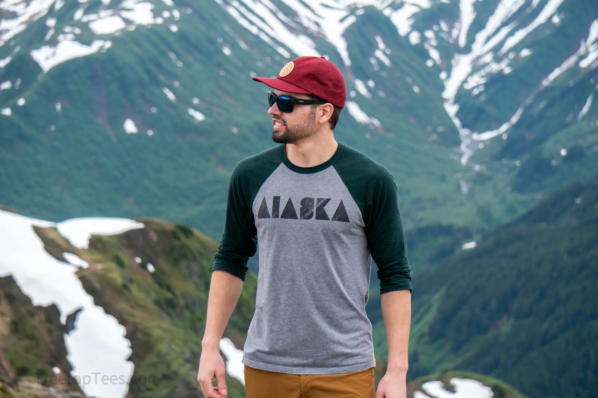 Alaska Retro Baseball Tee - Unisex