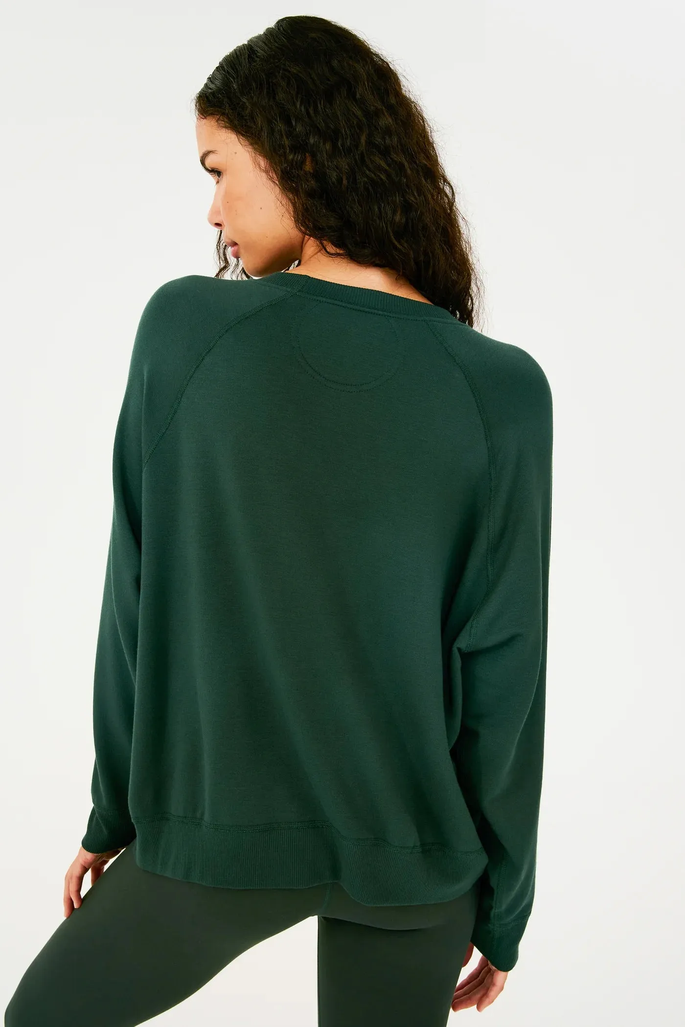 Andie Fleece Sweatshirt: Military