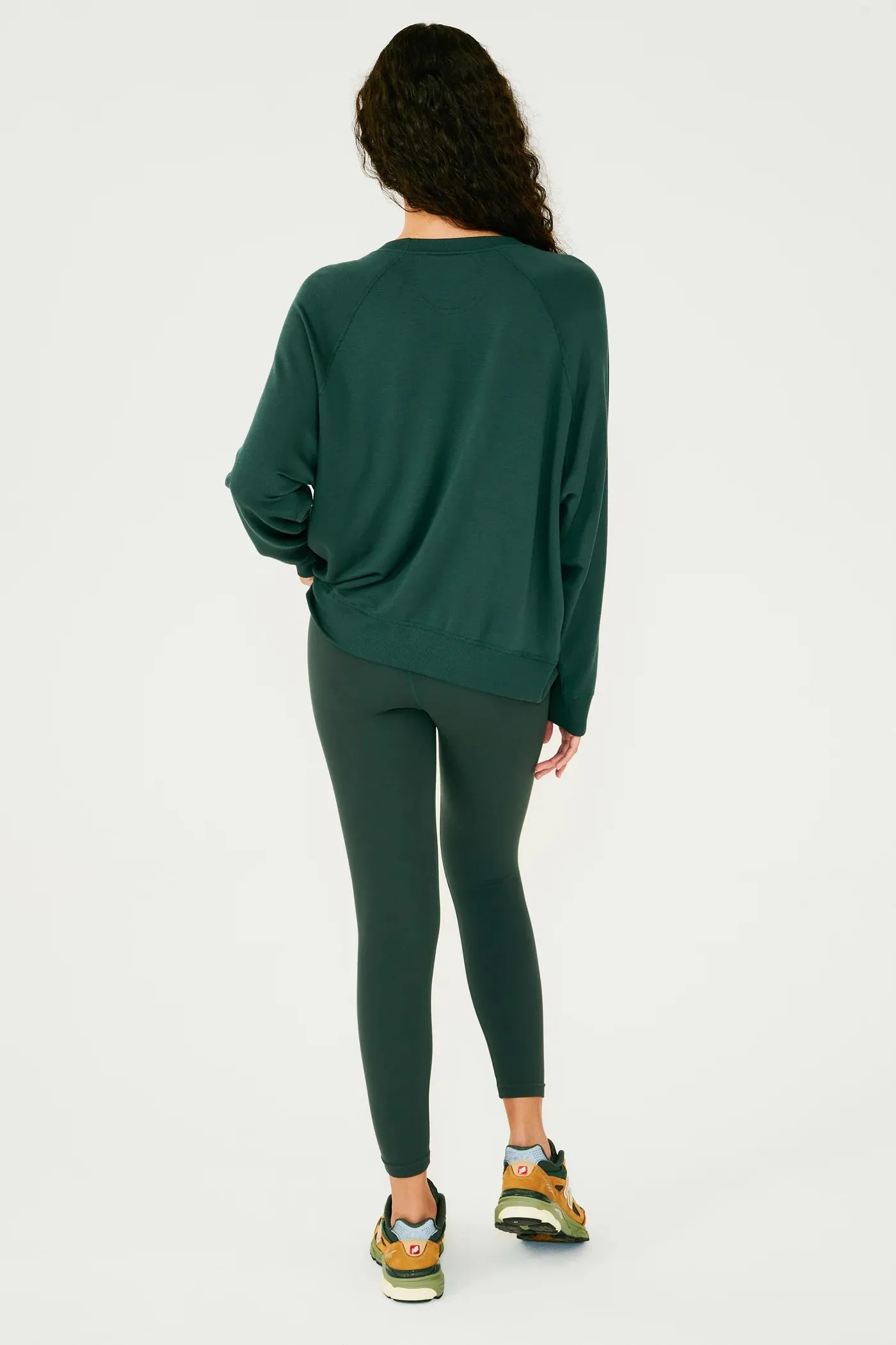 Andie Fleece Sweatshirt: Military