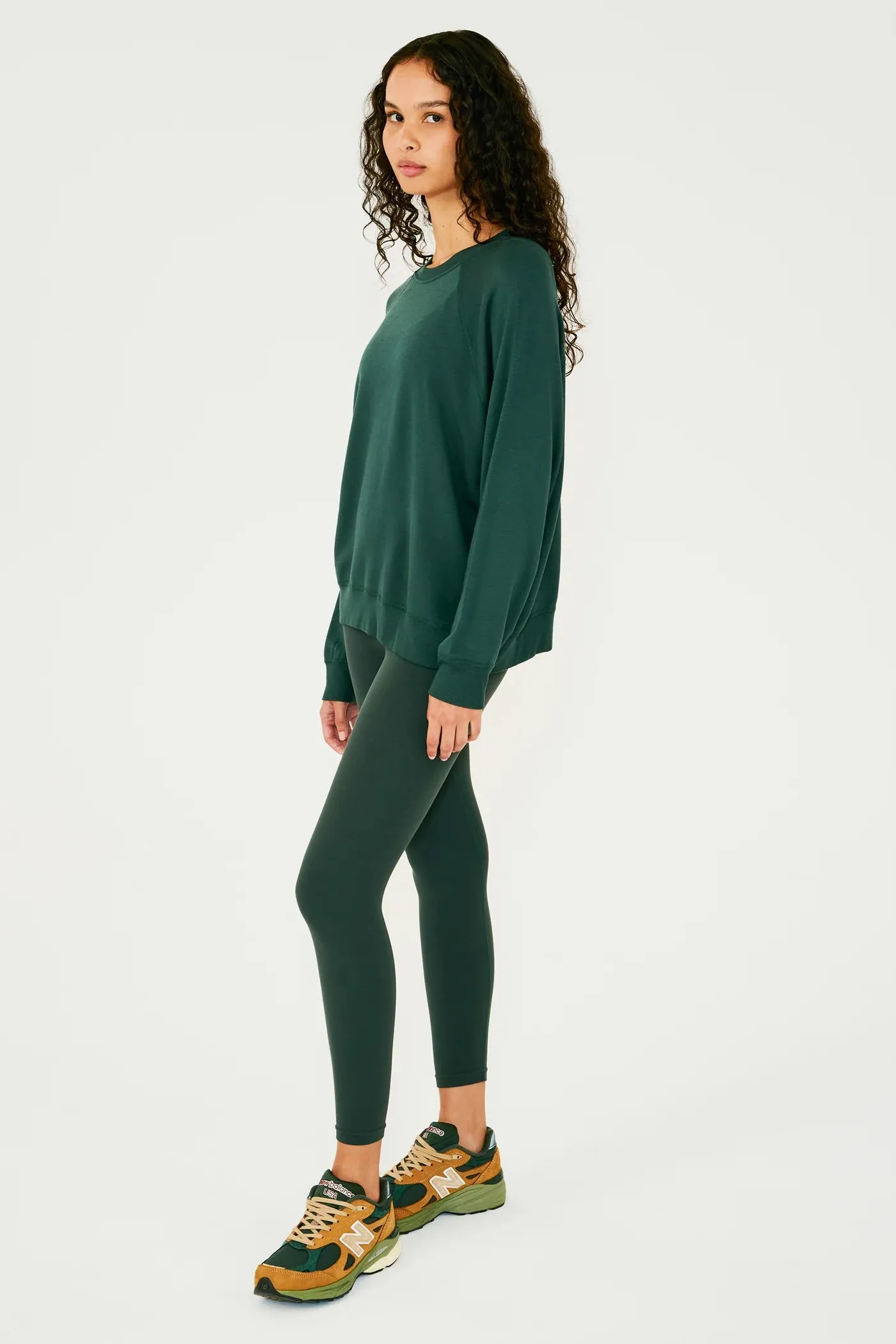 Andie Fleece Sweatshirt: Military