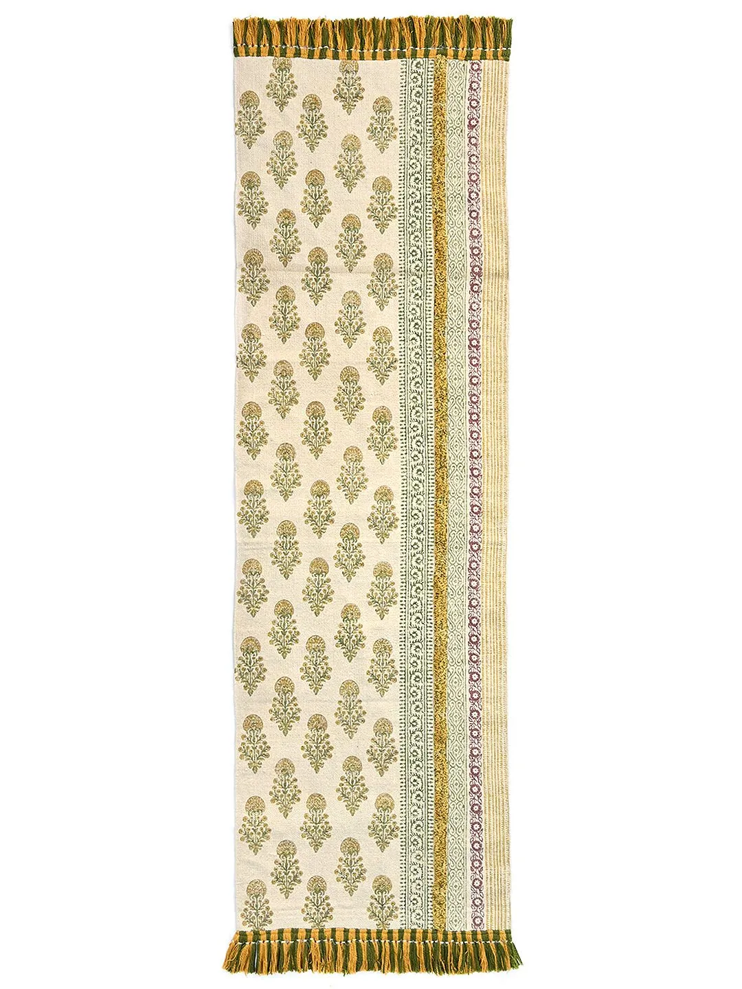 ANDREA- BLOCK PRINTED FLOOR RUNNER