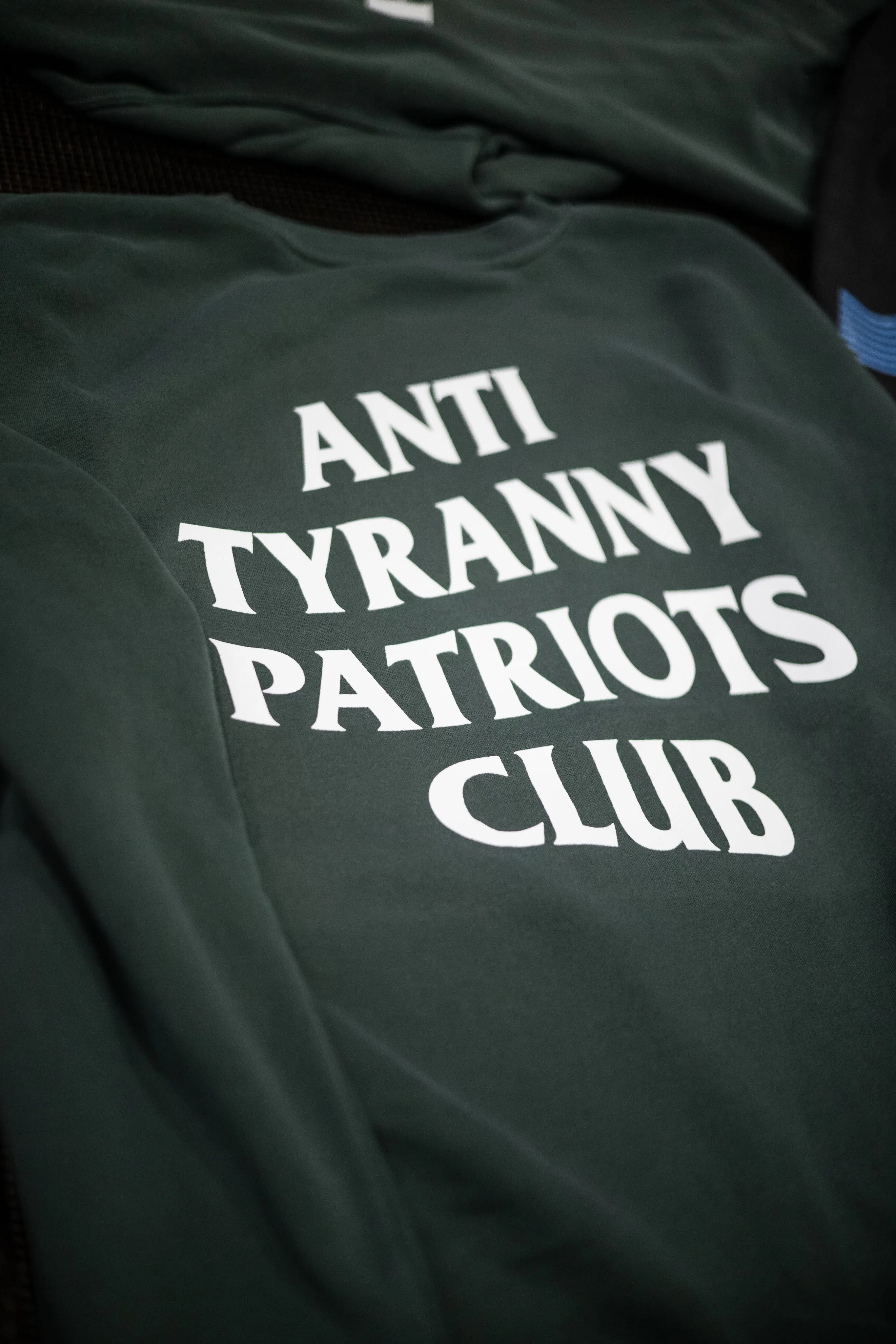 Anti Tyranny Patriots Club Oversized Sweater - Womens