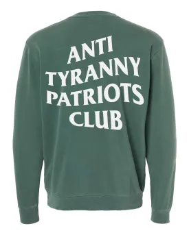 Anti Tyranny Patriots Club Oversized Sweater - Womens