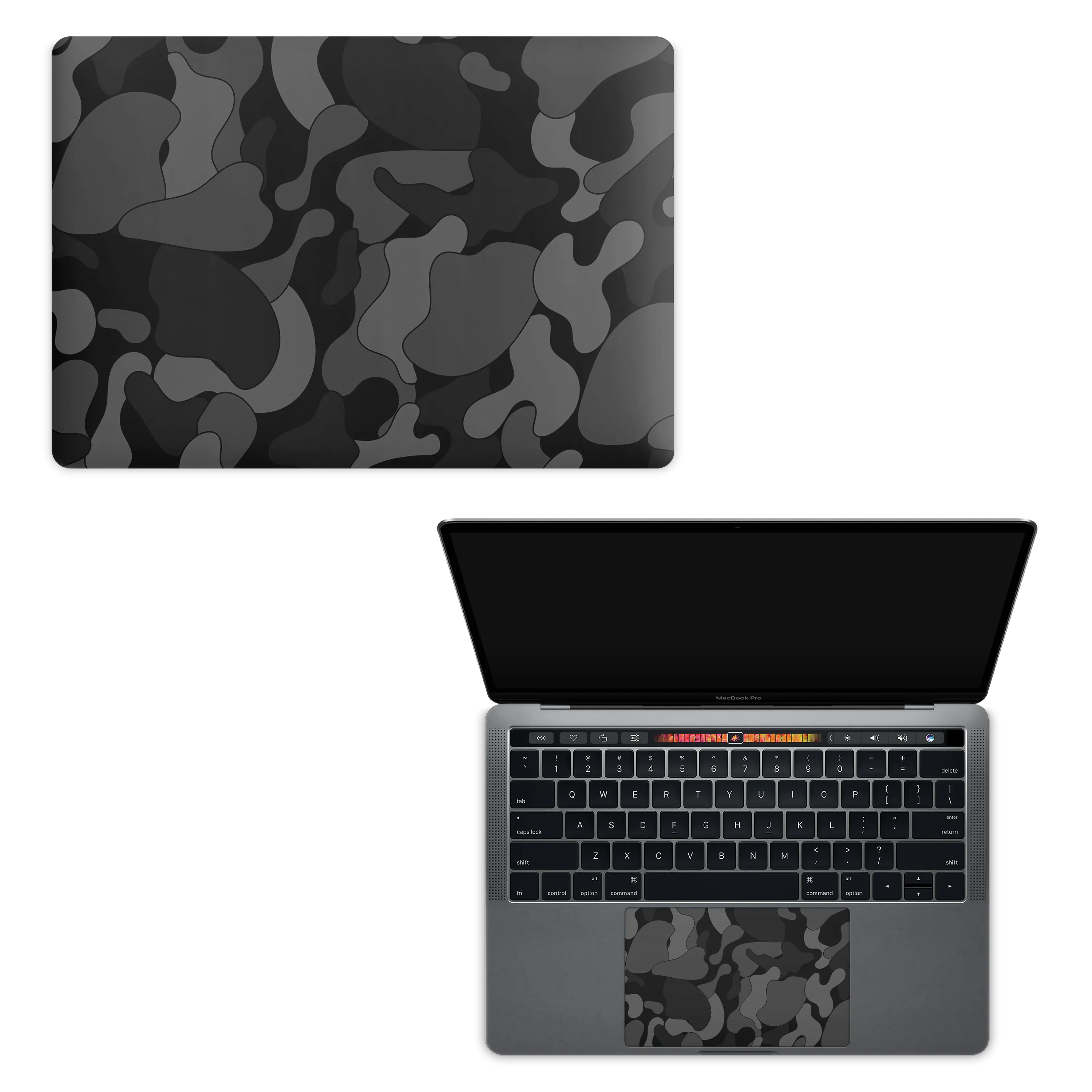 Apple MacBook Skin Ape Black Camo