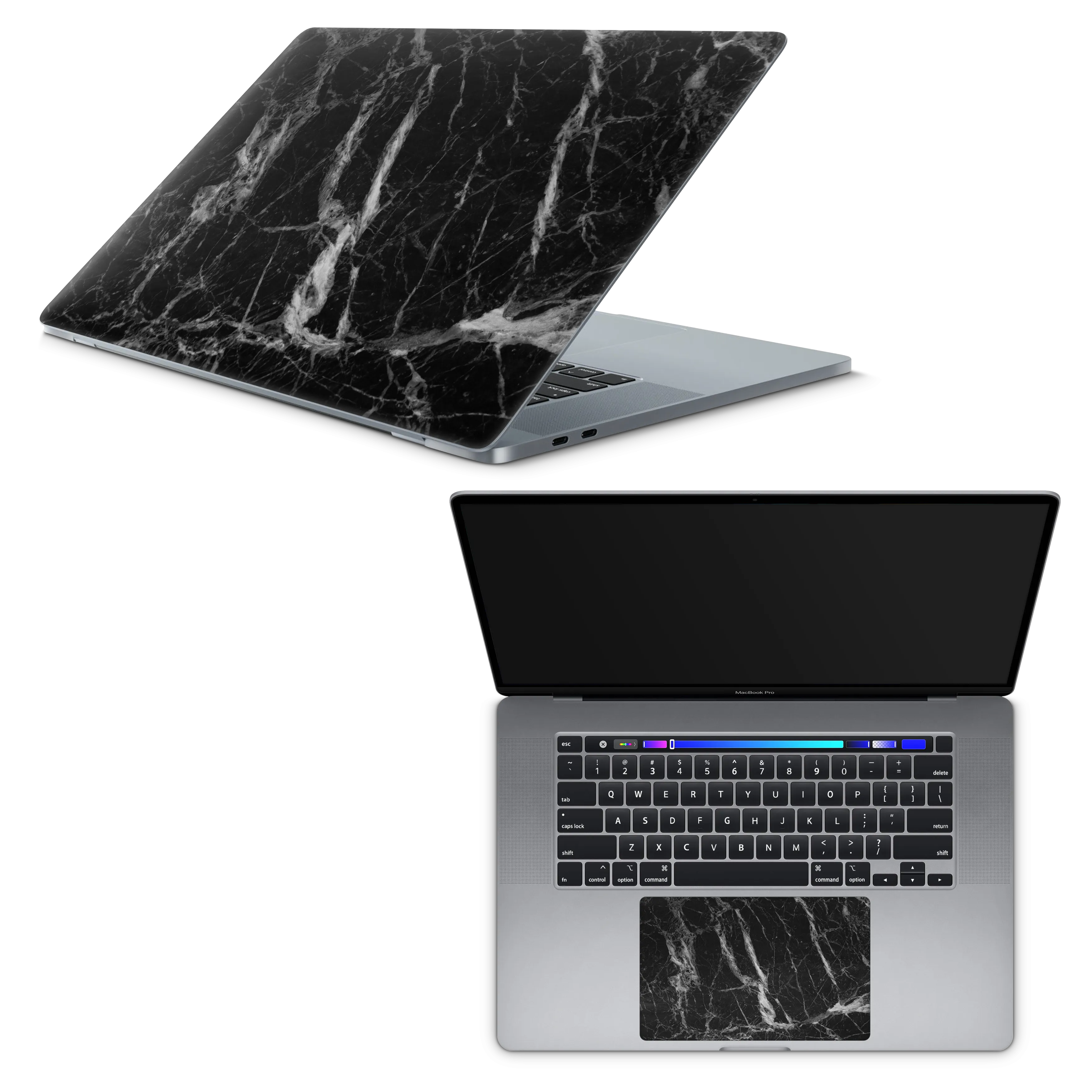 Apple MacBook Skin Black Marble