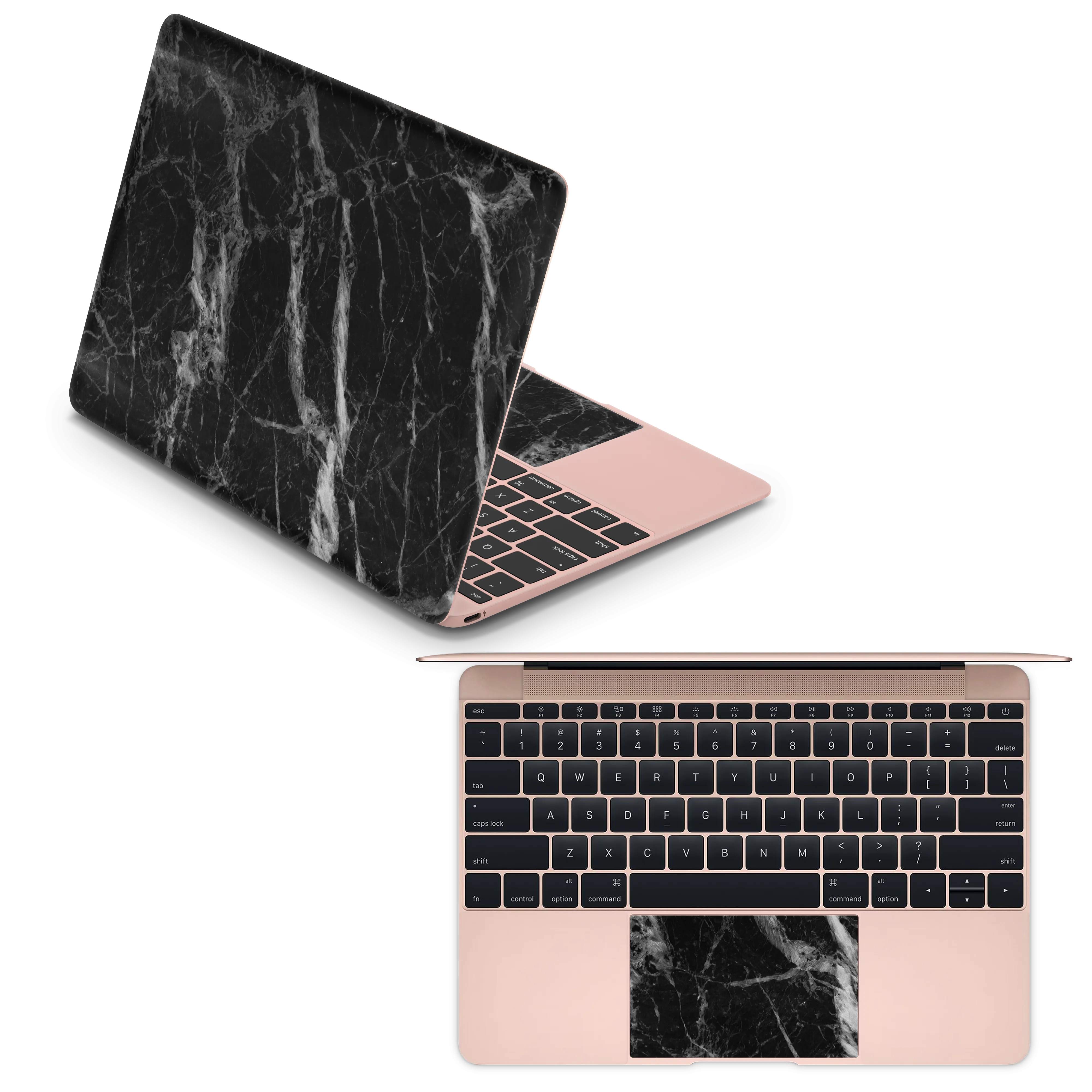 Apple MacBook Skin Black Marble