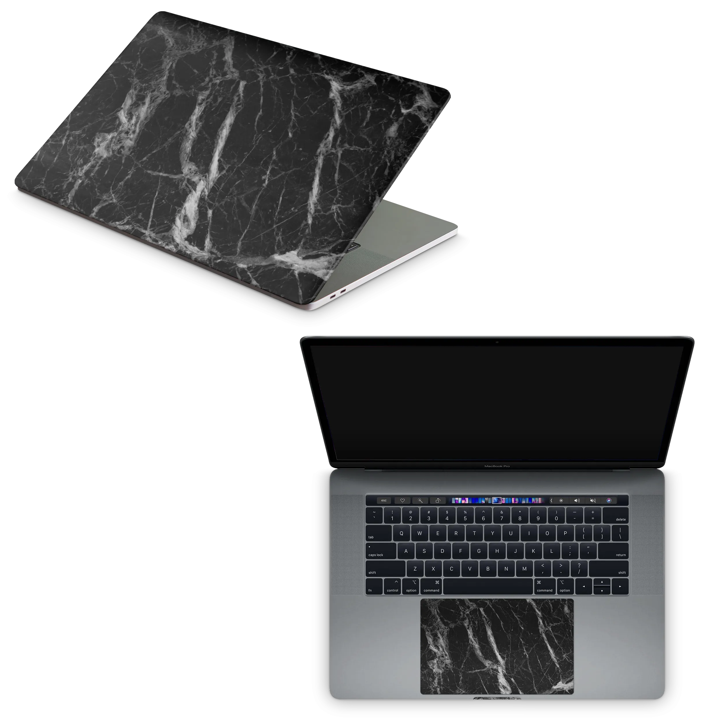 Apple MacBook Skin Black Marble