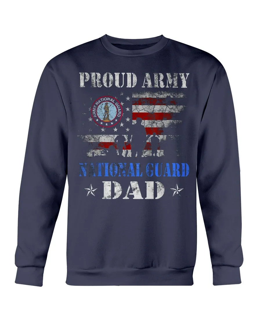 Army National Guard Dad Grunge T-shirts