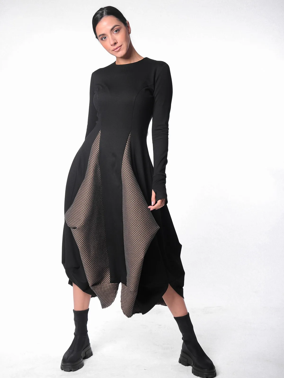 Asymmetric Hem Dress