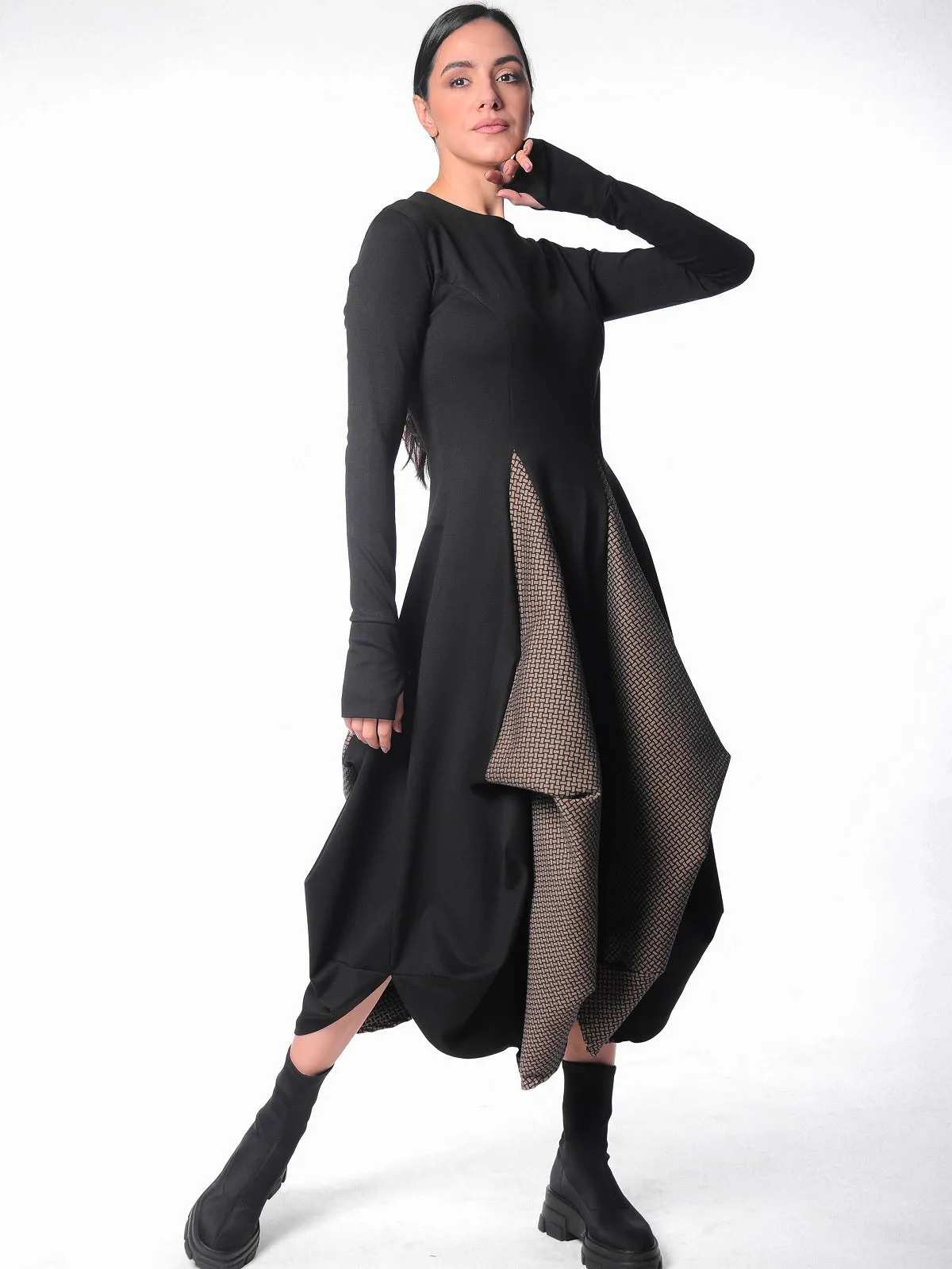 Asymmetric Hem Dress