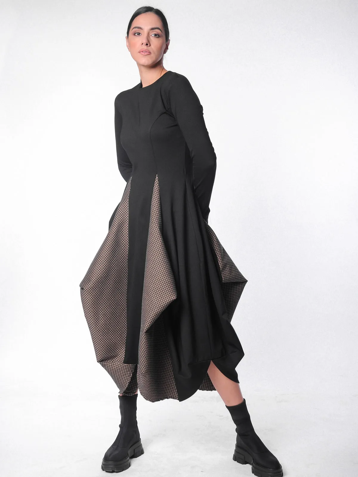 Asymmetric Hem Dress