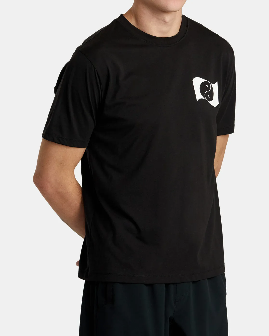 Balance Banner Short Sleeve T-Shirt - Black