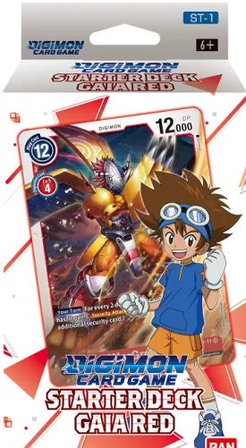 Bandai - Digimon Card Game: Gaia Red Starter Deck