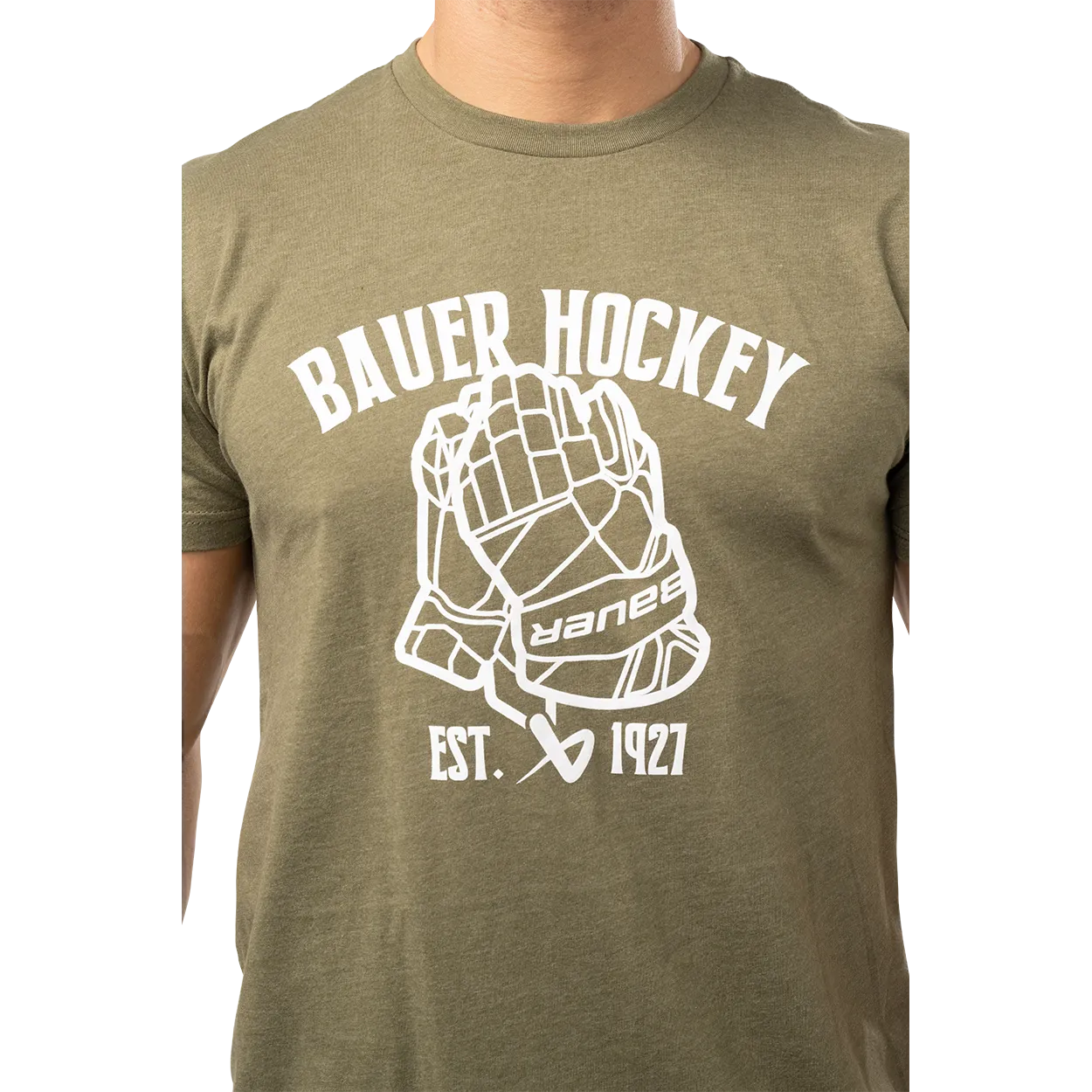 BAUER SHORTSLEEVE HOCKEY GLOVE TEE SENIOR