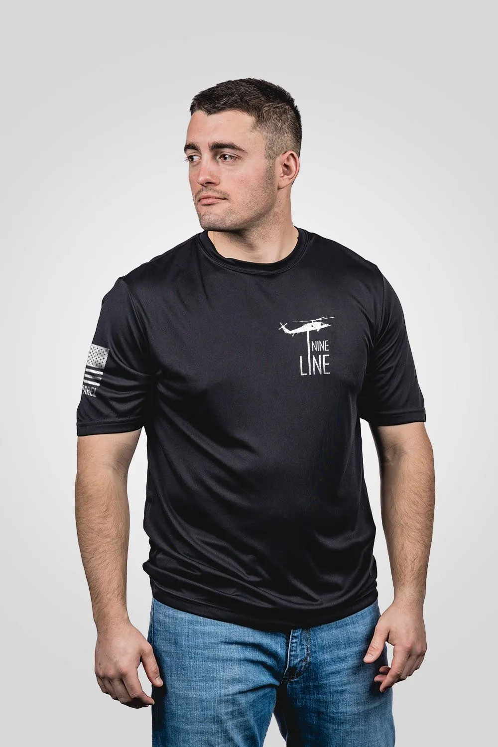 Because Of The Brave - Moisture Wicking T-Shirt