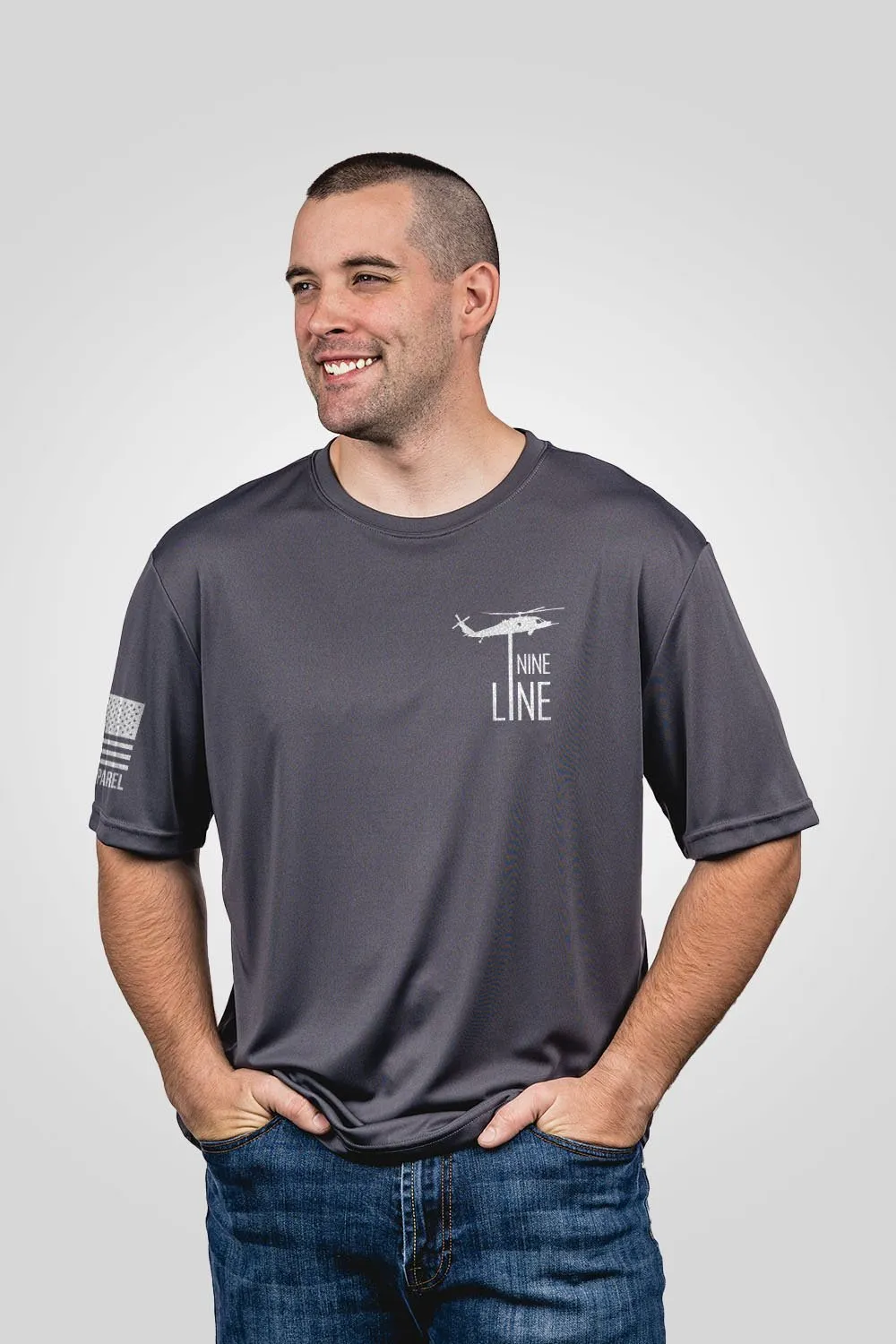 Because Of The Brave - Moisture Wicking T-Shirt