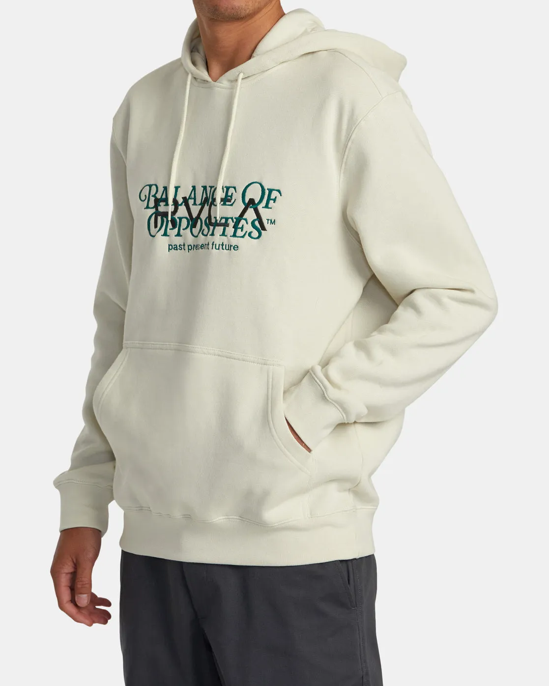 Big Balance Hoodie - Silver Bleach