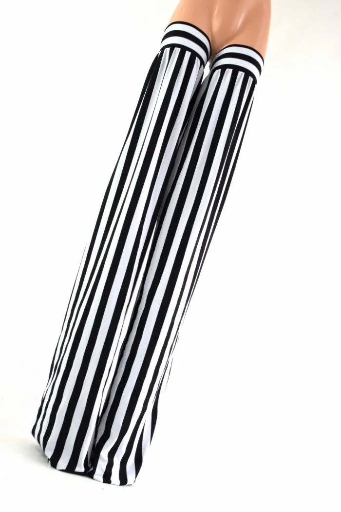 Black & White Stripe Stilt Covers