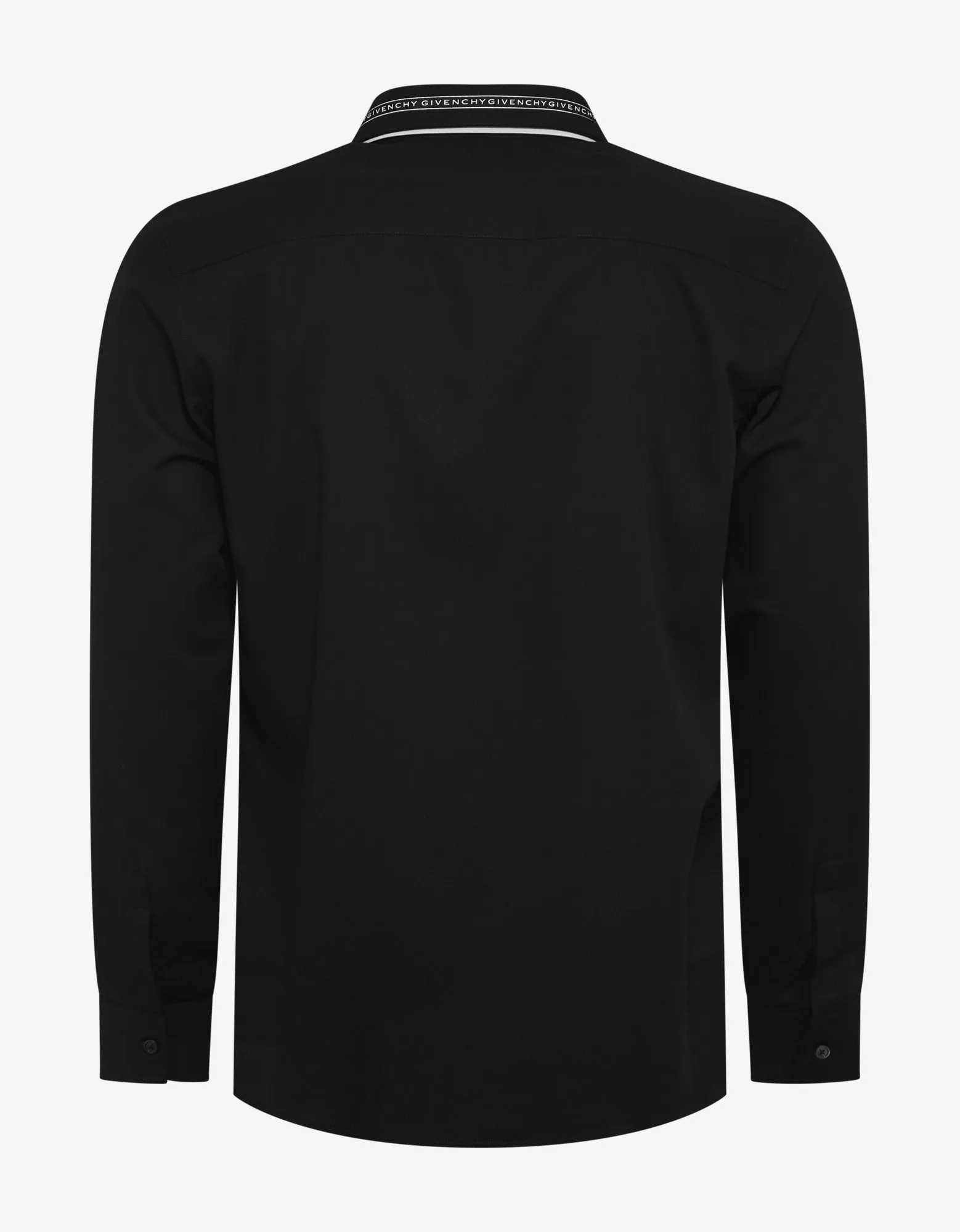 Black Logo Collar Shirt