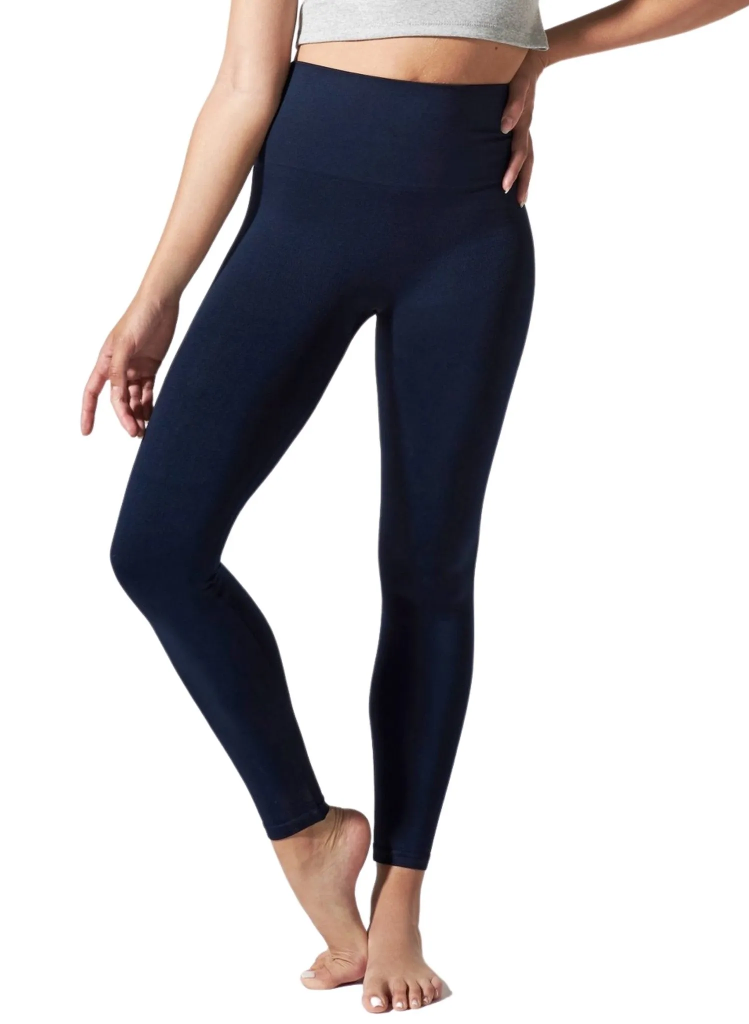 BLANQI Hipster Postpartum Support Leggings - Navy