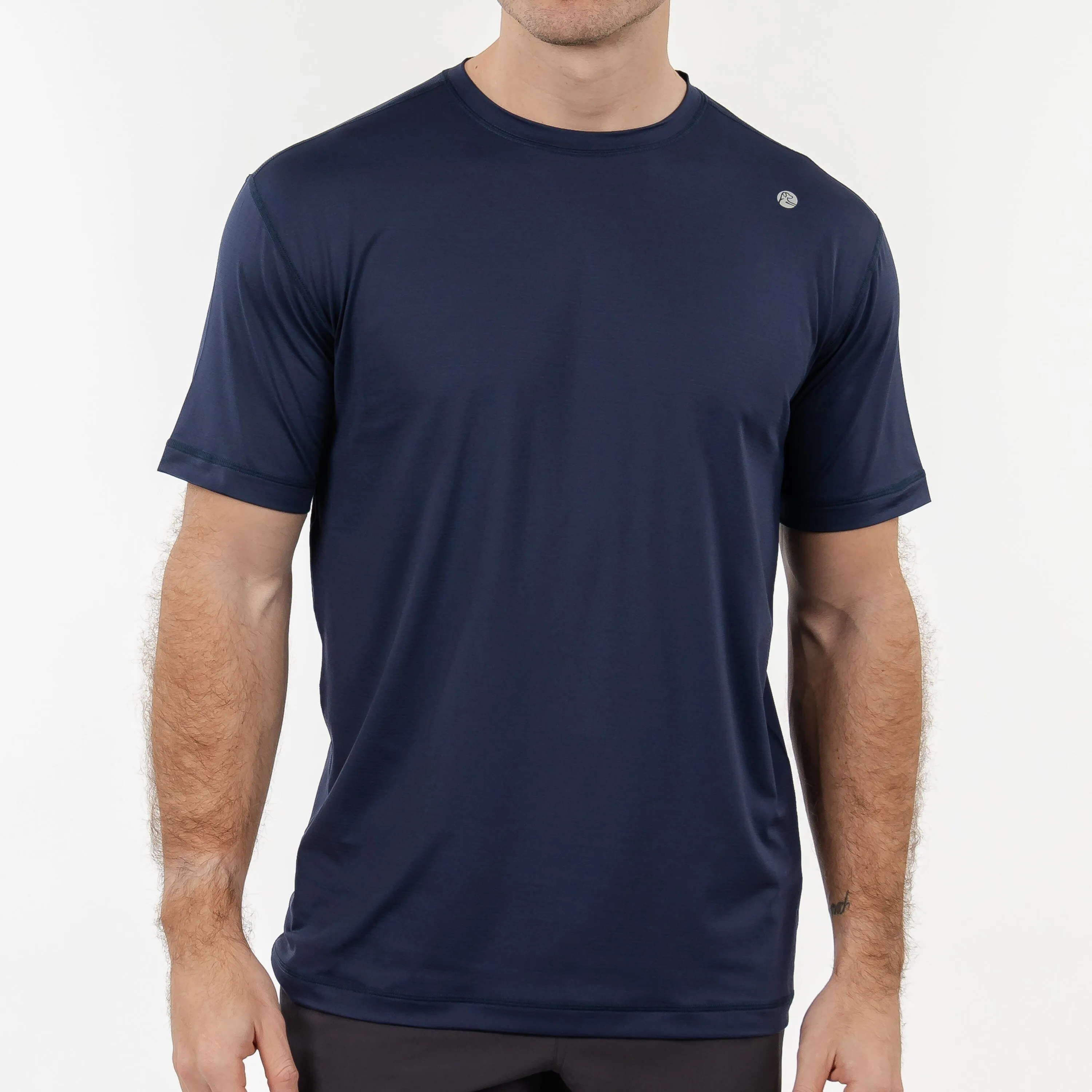 Blitz Tech Tee | Solid - Fleet Navy