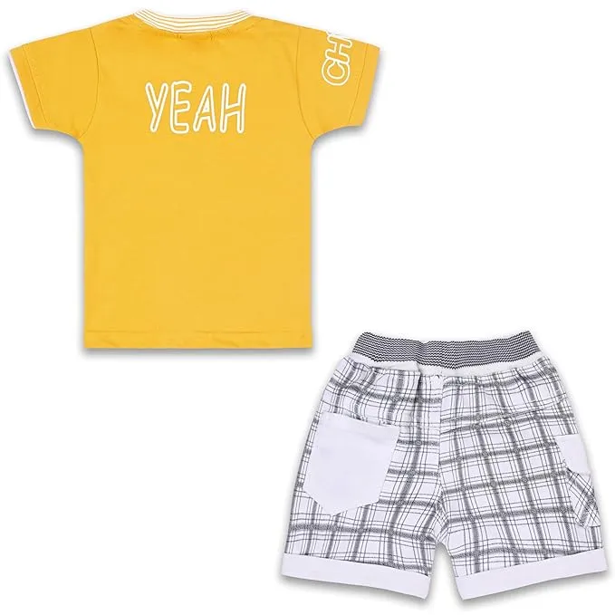 Boys Printed T-Shirt and Shorts