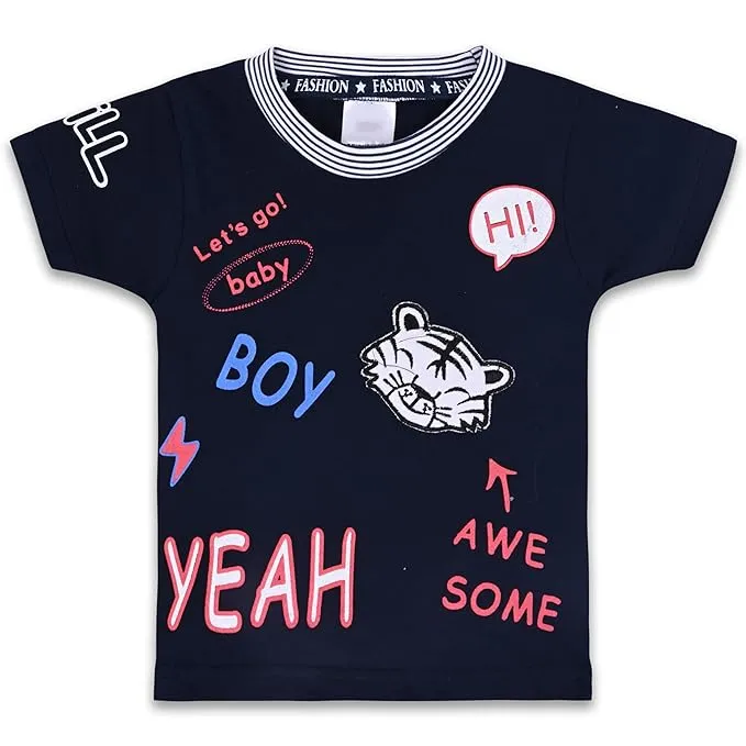 Boys Printed T-Shirt and Shorts