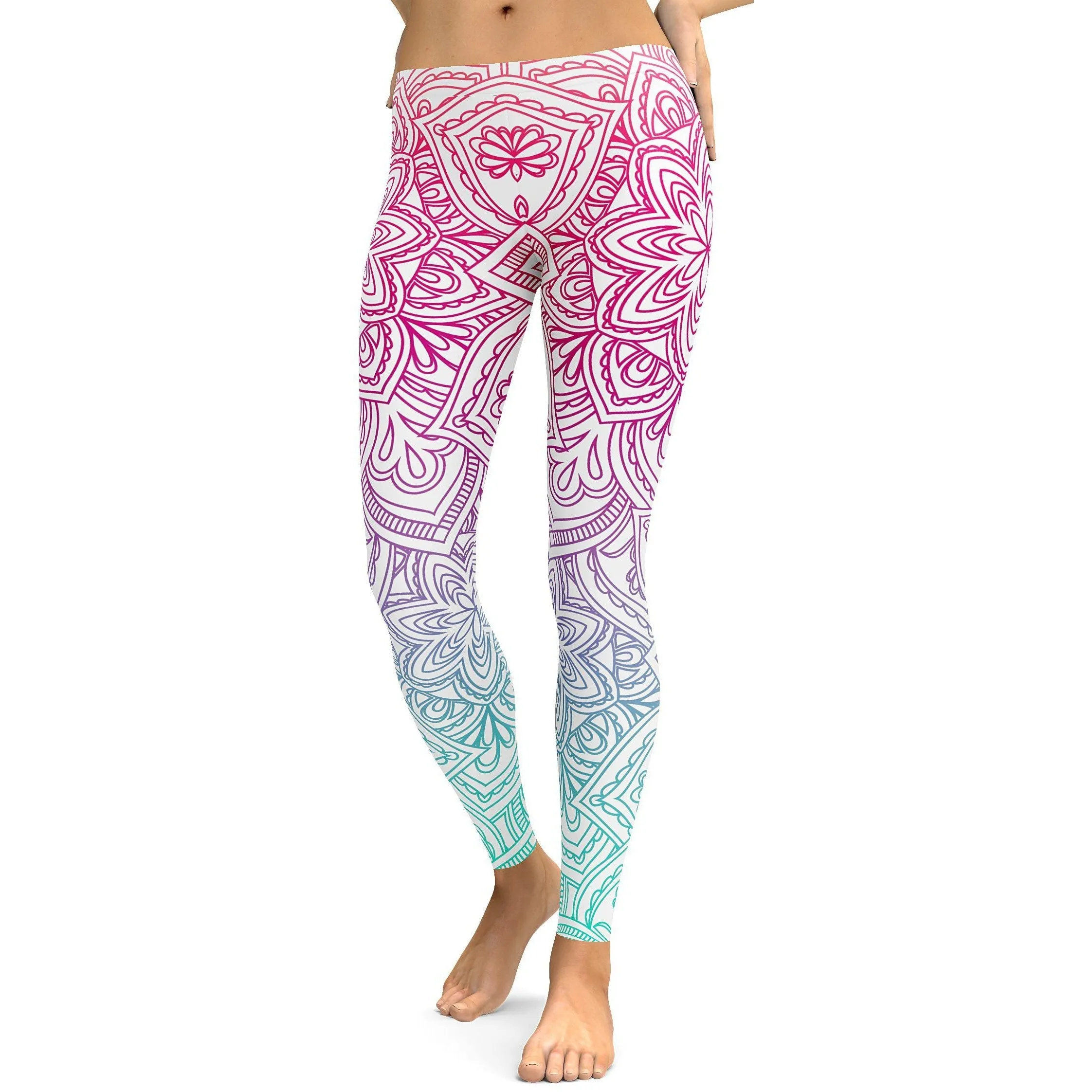 Bright Mandala Leggings