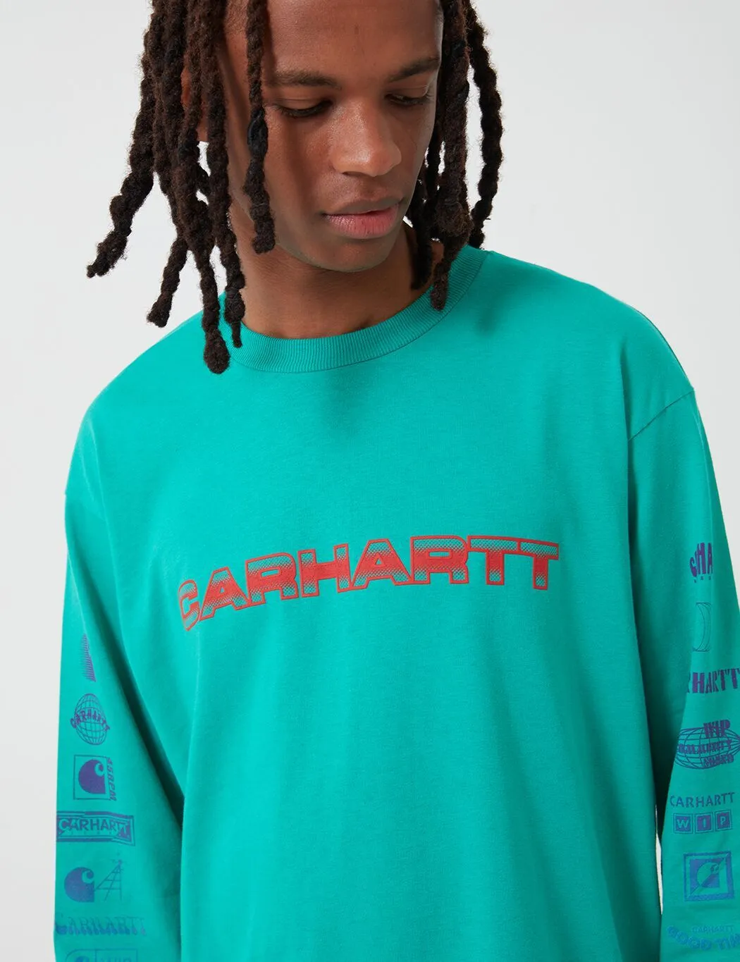 Carhartt-WIP Local Sound Long Sleeve T-Shirt - Yoda Green