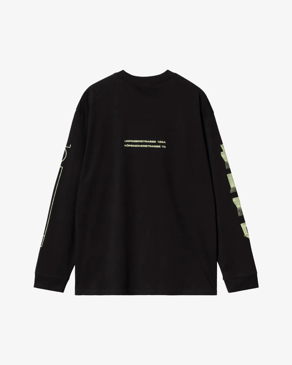 Carhartt WIP x Tresor True Spirit L/S T-Shirt Black/Glow Green