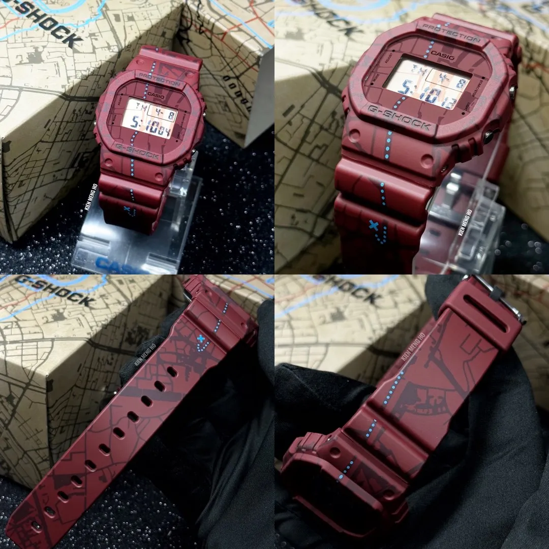 Casio G-Shock Treasure Hunt Red Series Watch | DW-5600SBY-4DR