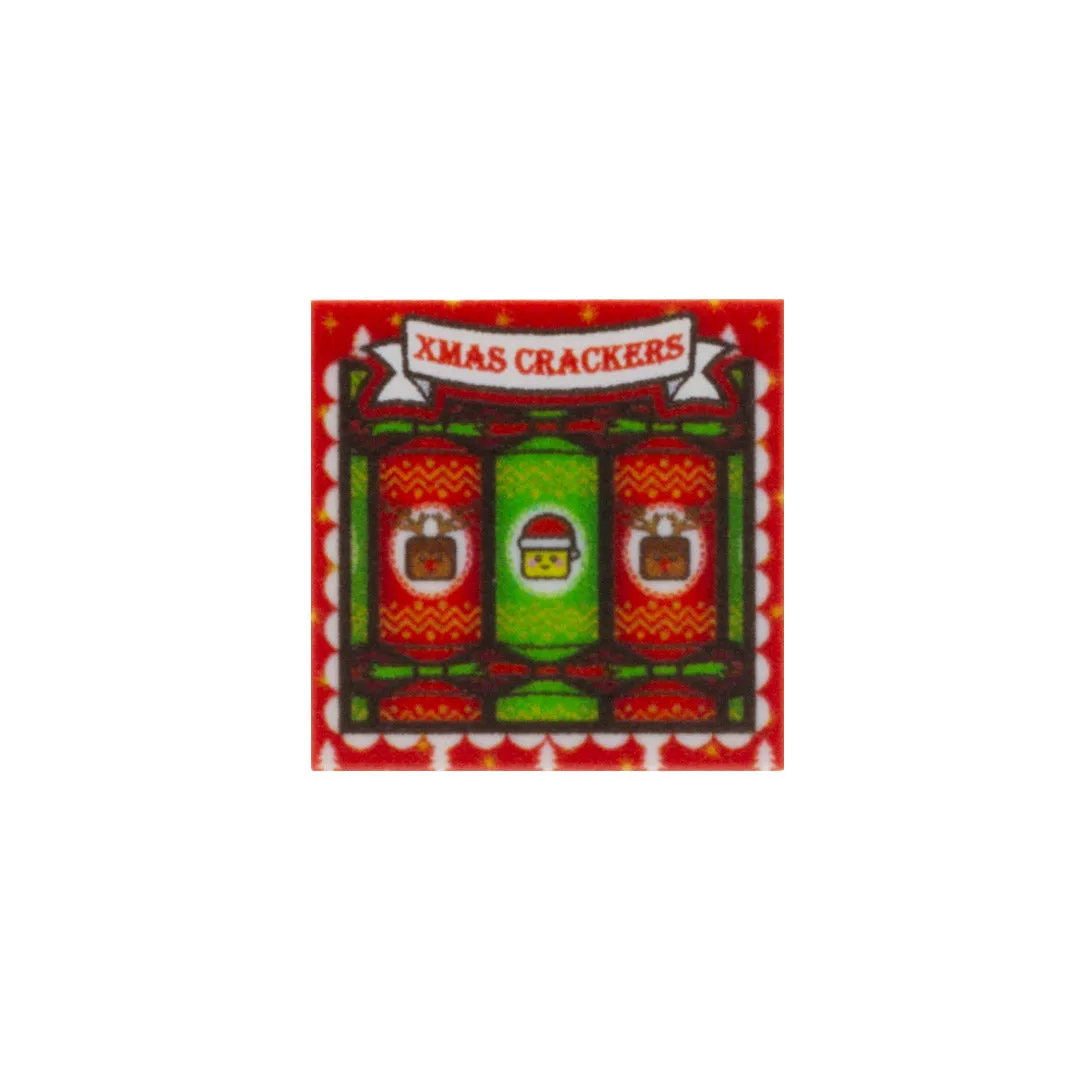 Christmas Cracker and Box - Custom Designed LEGO Tile Set