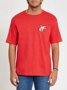 Clatter T-shirt - Carmine Red