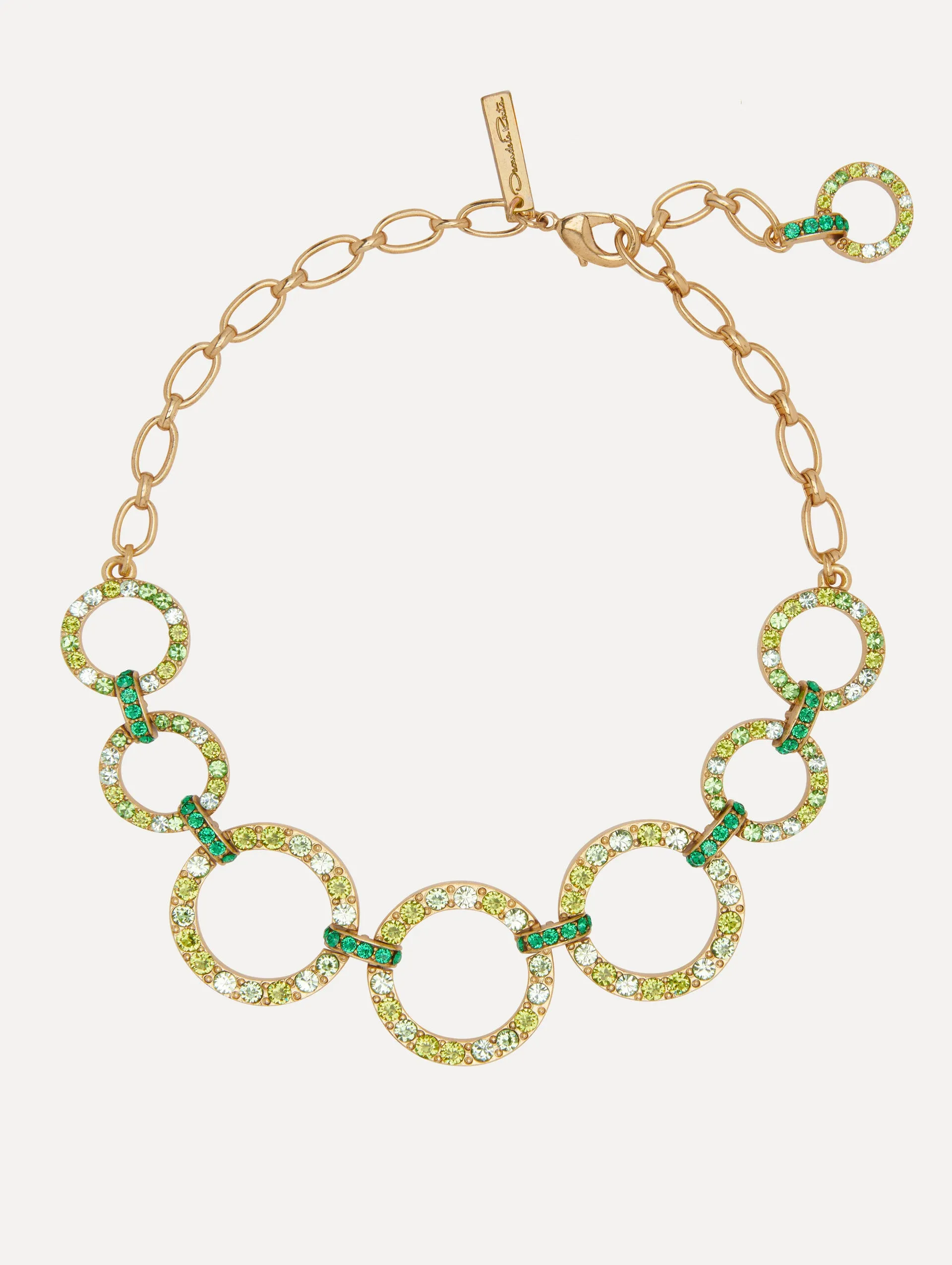 Crystal Chain-Link Necklace